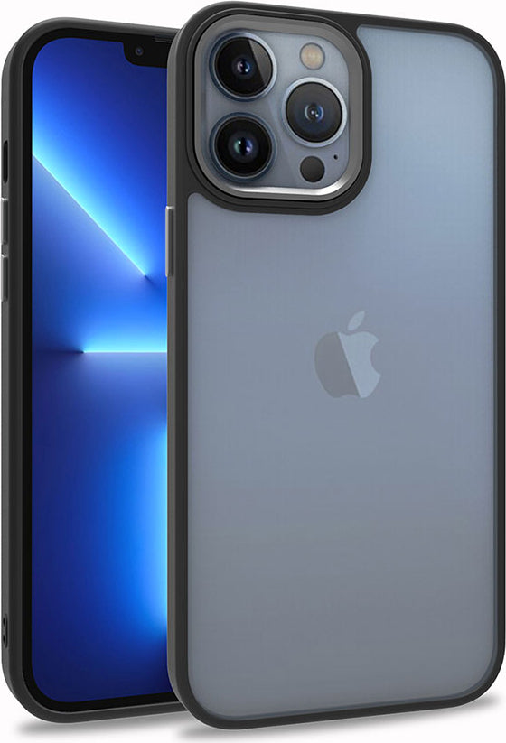 iPhone 13 Pro Max Uyumlu Mnc Flora Kapak-Siyah