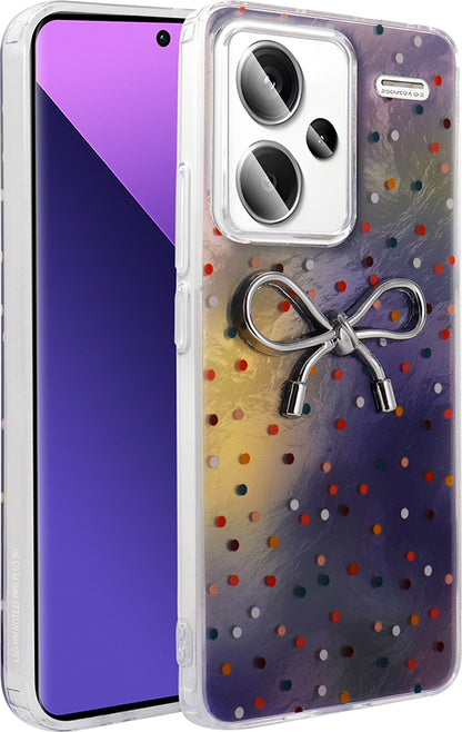 Redmi Note 13 Pro Plus 5g Kılıf Kamera Korumalı Figürlü Mnc Ponti Silikon Kapak - Lila