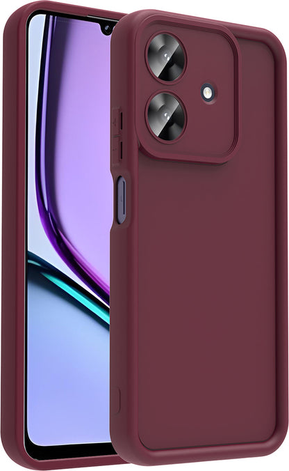 Realme Note 60 Kılıf Kamera Korumalı Mnc Ananas Kapak - Koyu Yeşil