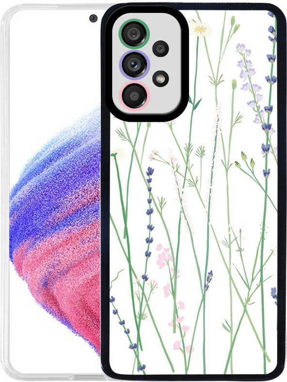 Galaxy A33 5g Kılıf Mnc M-Fit Desenli Kapak-Flower No4