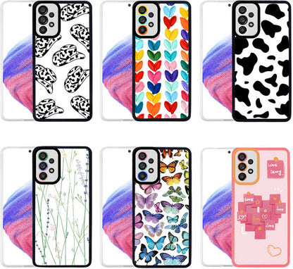 Galaxy A33 5g Kılıf Mnc M-Fit Desenli Kapak-Flower No4