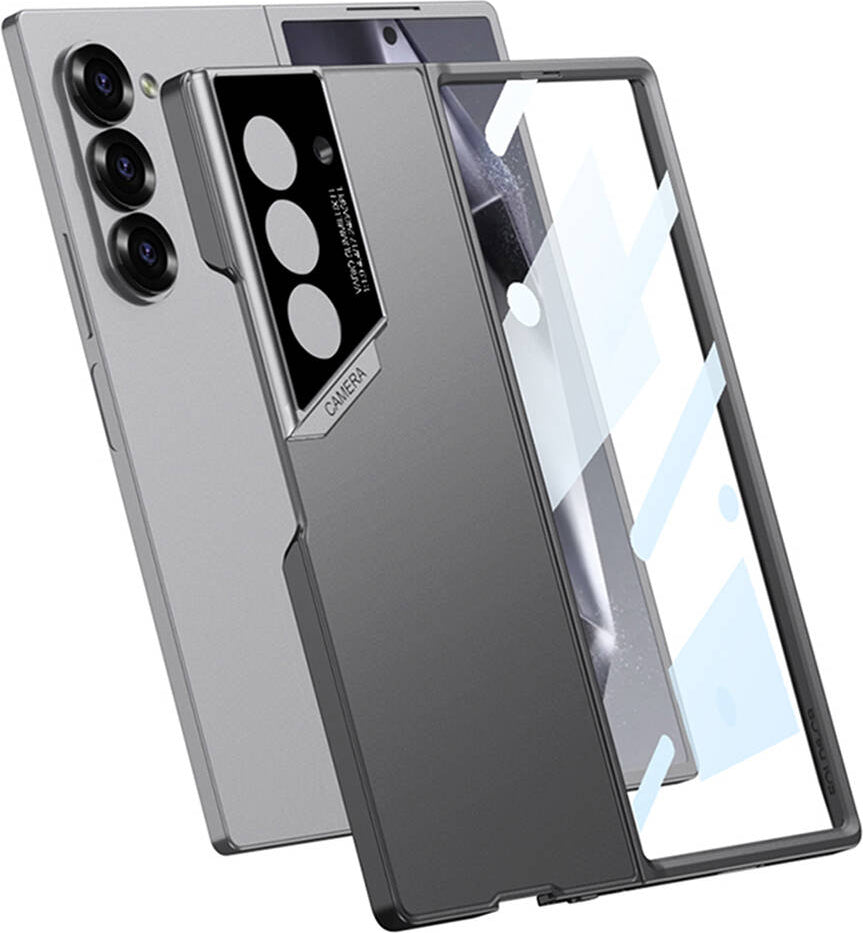 Galaxy Z Fold 6 Kılıf Ultra Ince Kamera Korumalı Sert Rubber Mnc 3. Seri Procase Kapak-Siyah