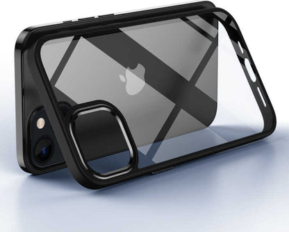 iPhone 13 Pro Kılıf Mnc Krom Kapak-Pembe Açık