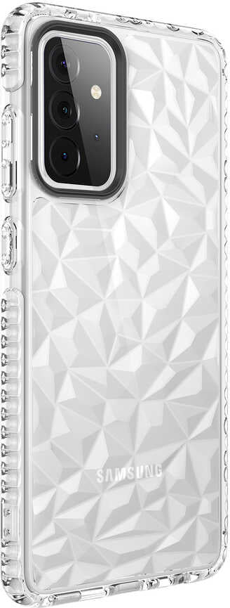 Galaxy A72 Kılıf Mnc Buzz Kapak-Beyaz