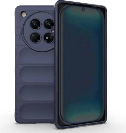 Infinix Zero 40 5g Kılıf Esnek Tpu Oyuklu Arka Yüzey Tasarımlı Mnc Etnik Silikon Kapak - Lacivert