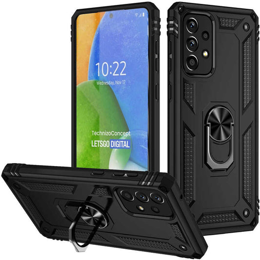 Galaxy A73 Kılıf Mnc Vega Kapak-Siyah