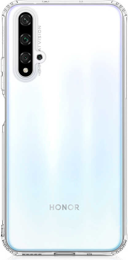 Huawei Nova 5t Kılıf Mnc Nitro Anti Shock Silikon-Renksiz