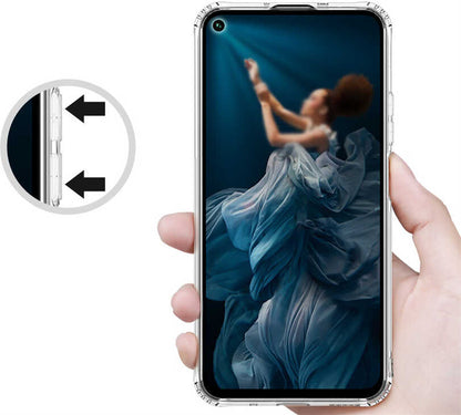 Huawei Nova 5t Kılıf Mnc Nitro Anti Shock Silikon-Renksiz