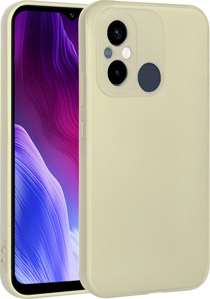 Xiaomi Redmi 12C Kılıf Mnc Premier Silikon Kapak-Gold