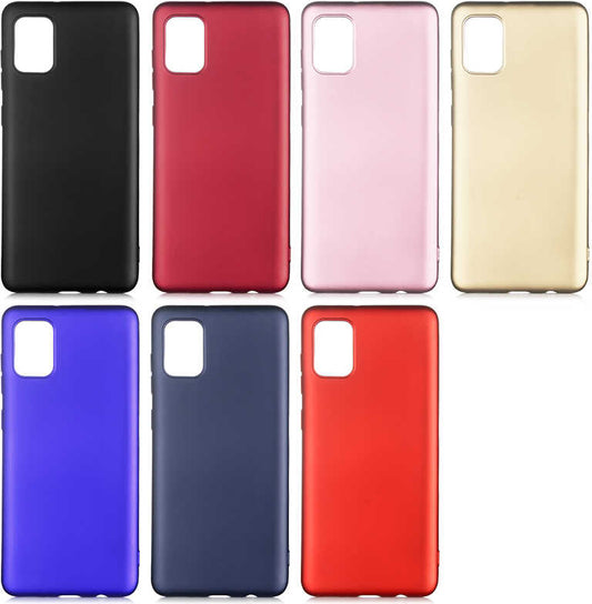 Galaxy A02S Kılıf Mnc Premier Silikon Kapak-Kırmızı