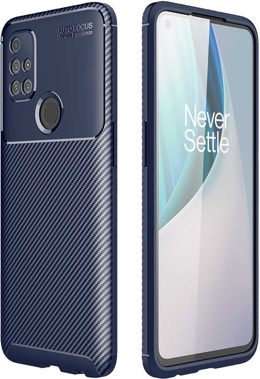 One Plus Nord N10 5g Kılıf Mnc Negro Silikon Kapak-Lacivert