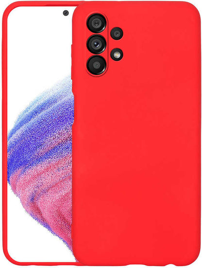 Galaxy A73 Kılıf Mnc Mara Laaakan Kapak-Kırmızı