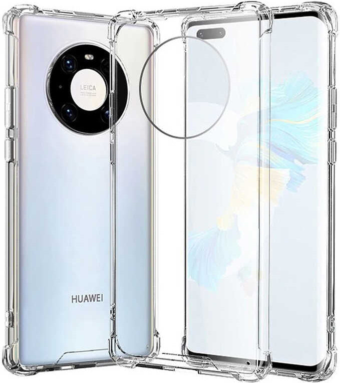Huawei Mate 40 Pro Kılıf Mnc Nitro Anti Shock Silikon-Renksiz