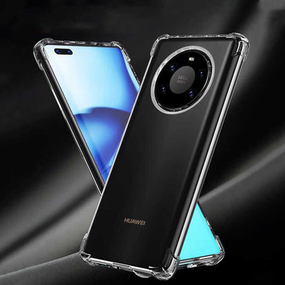 Huawei Mate 40 Pro Kılıf Mnc Nitro Anti Shock Silikon-Renksiz