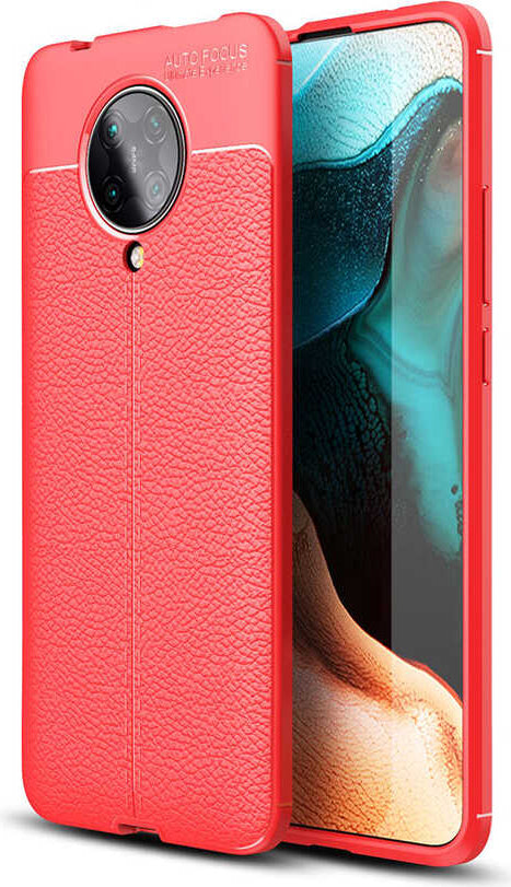 Xiaomi Redmi K30 Pro Kılıf Mnc Niss Silikon Kapak-Kırmızı