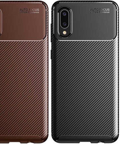Galaxy A02 Kılıf Mnc Negro Silikon Kapak-Kahverengi