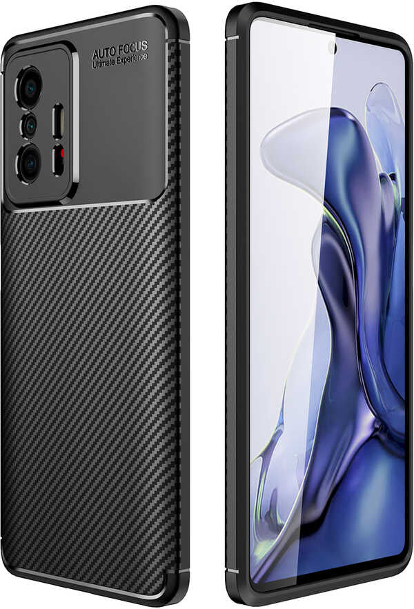 Xiaomi Mi 11T Pro 5g Kılıf Mnc Negro Silikon Kapak-Siyah