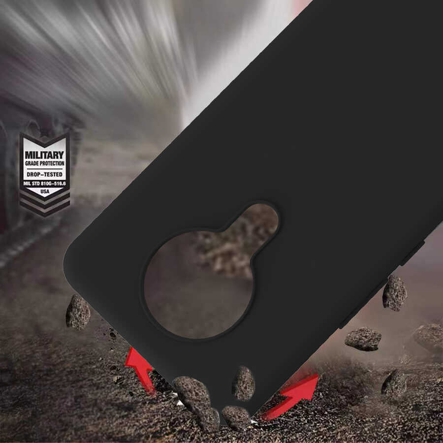 Tecno Spark 6 Kılıf Mnc Biye Silikon-Siyah