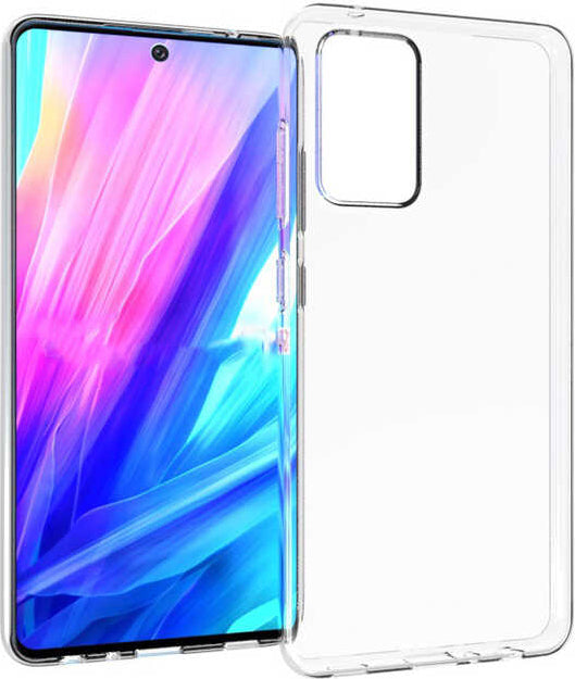 Galaxy A72 Kılıf Mnc Süper Silikon Kapak-Renksiz