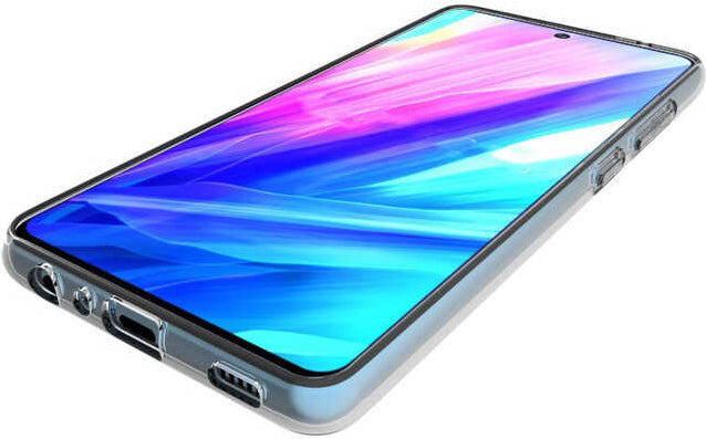 Galaxy A72 Kılıf Mnc Süper Silikon Kapak-Renksiz