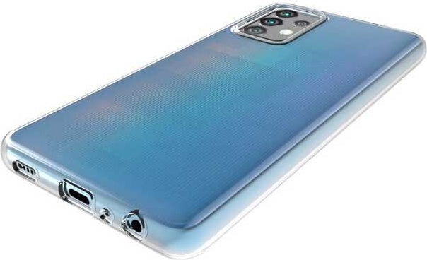 Galaxy A72 Kılıf Mnc Süper Silikon Kapak-Renksiz