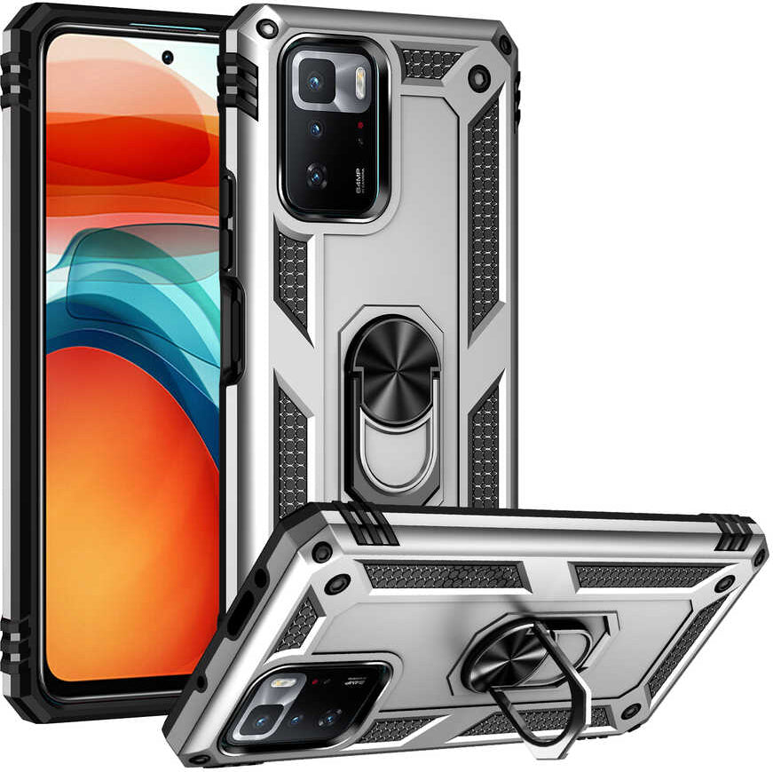 Xiaomi Poco X3 Gt Kılıf Mnc Vega Kapak-Gri