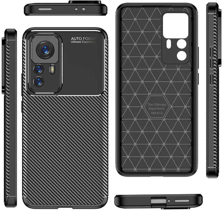 Xiaomi Mi 12T Kılıf Mnc Negro Silikon Kapak-Siyah