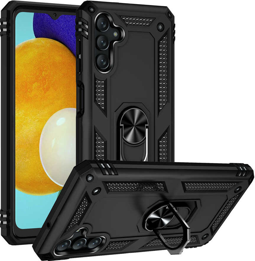 Galaxy A04S Kılıf Mnc Vega Kapak-Siyah