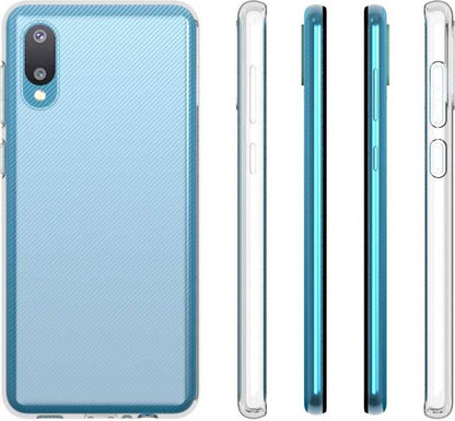 Galaxy A02 Kılıf Mnc Süper Silikon Kapak-Renksiz