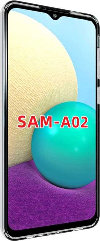 Galaxy A02 Kılıf Mnc Süper Silikon Kapak-Renksiz