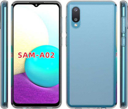Galaxy A02 Kılıf Mnc Süper Silikon Kapak-Renksiz