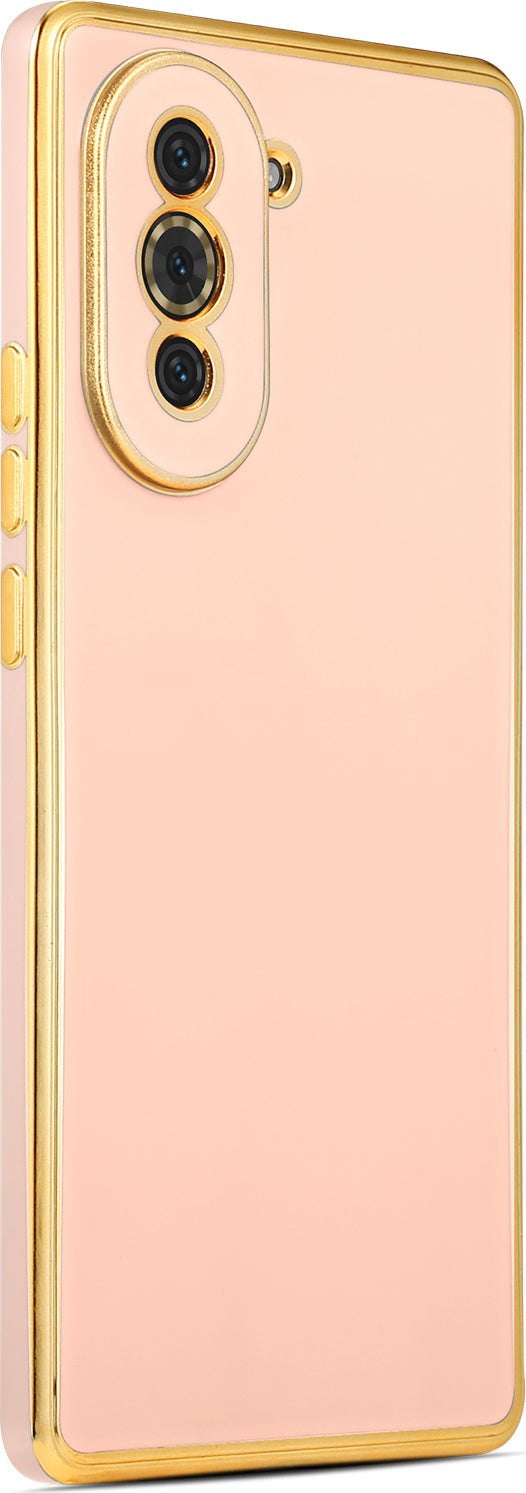Huawei Nova 10 Kılıf Mnc Bark Kapak-Rose Gold