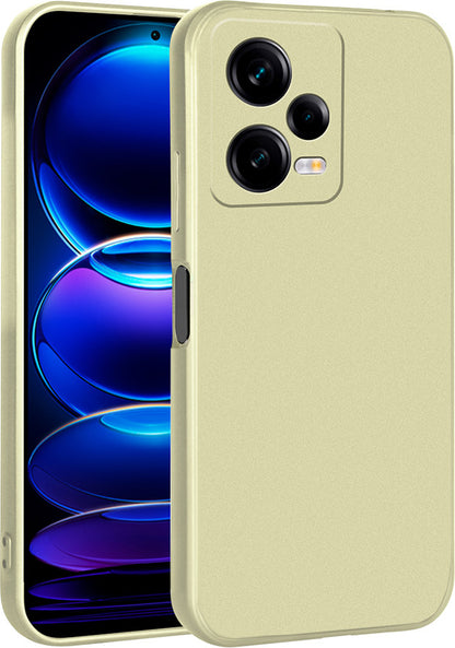 Xiaomi Redmi Note 12 Pro 5g Kılıf Mnc Premier Silikon Kapak-Gold