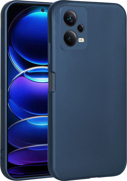 Xiaomi Redmi Note 12 5g Kılıf Mnc Premier Silikon Kapak-Lacivert