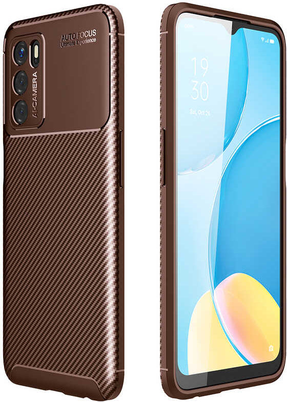 Oppo A16 Kılıf Mnc Negro Silikon Kapak-Siyah
