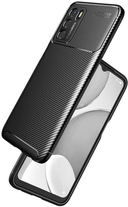 Oppo A16 Kılıf Mnc Negro Silikon Kapak-Siyah