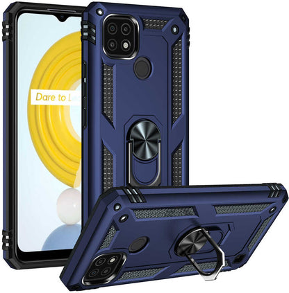 Realme C21 Kılıf Mnc Vega Kapak-Mavi