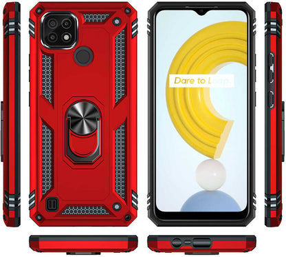 Realme C21 Kılıf Mnc Vega Kapak-Mavi