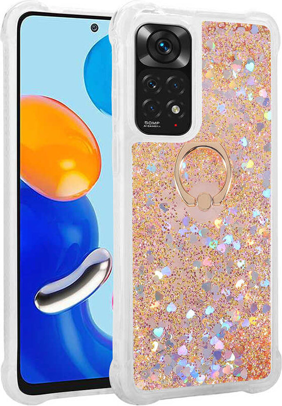 Xiaomi Redmi Note 11S Global Kılıf Mnc Milce Kapak-Gold