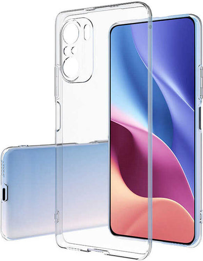 Xiaomi Mi 11i Kılıf Mnc Süper Silikon Kapak-Renksiz