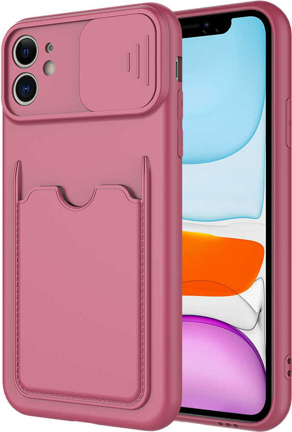 iPhone 11 Kılıf mnc Kartix Kapak-Koyu Mor