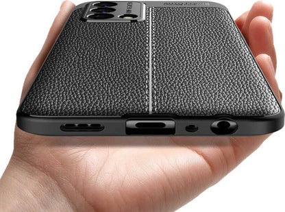 Oppo A74 4g Kılıf Mnc Niss Silikon Kapak-Kırmızı