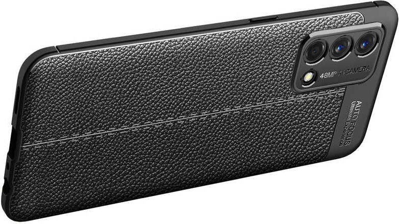 Oppo A74 4g Kılıf Mnc Niss Silikon Kapak-Kırmızı