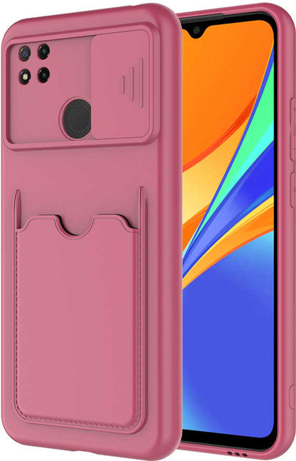 Xiaomi Redmi 9c Kılıf mnc Kartix Kapak-Koyu Mor