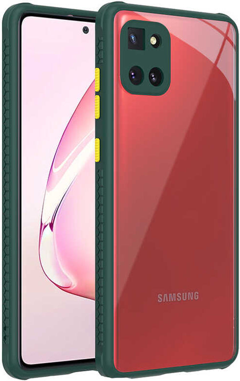 Galaxy A81 (Note 10 Lite) Kılıf mnc Kaff Kapak-Koyu Yeşil