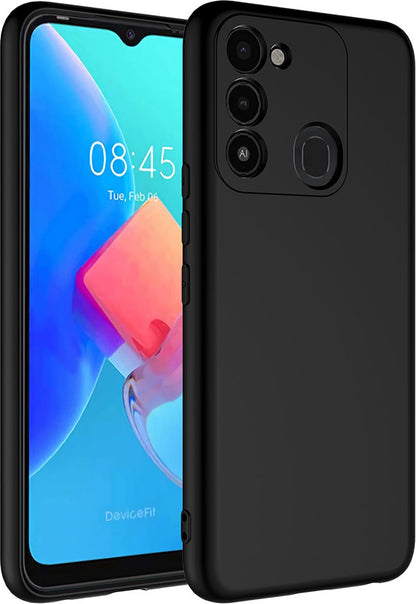 Tecno Spark 8c Kılıf Mnc Mara Laaakan Kapak-Siyah