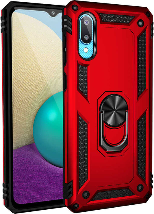 Galaxy A02 Kılıf Mnc Vega Kapak-Kırmızı