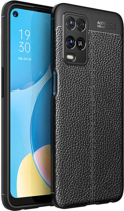 Oppo A54 4g Kılıf Mnc Niss Silikon Kapak-Siyah