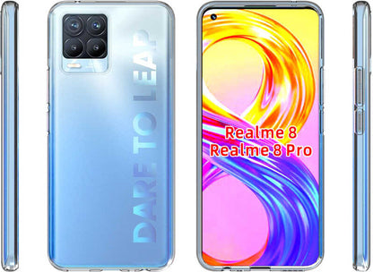 Realme 8 Pro Kılıf Mnc Süper Silikon Kapak-Renksiz