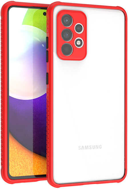 Galaxy A52 Kılıf mnc Kaff Kapak-Kırmızı